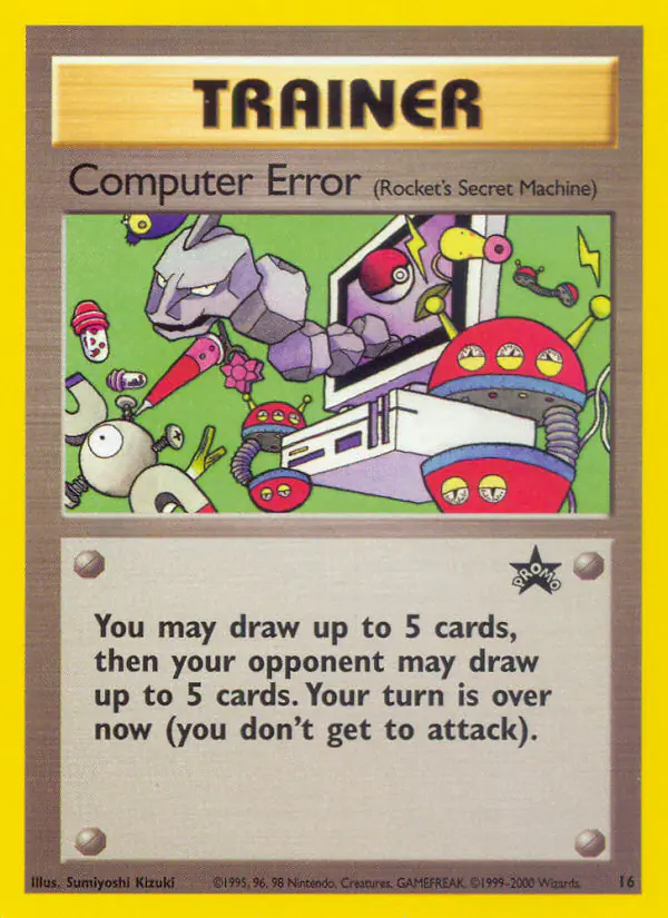 Carta Computer Error #16 de Wizards Black Star Promos