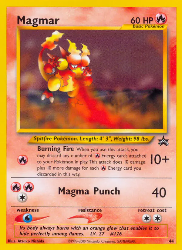 Carta Magmar #44 de Wizards Black Star Promos