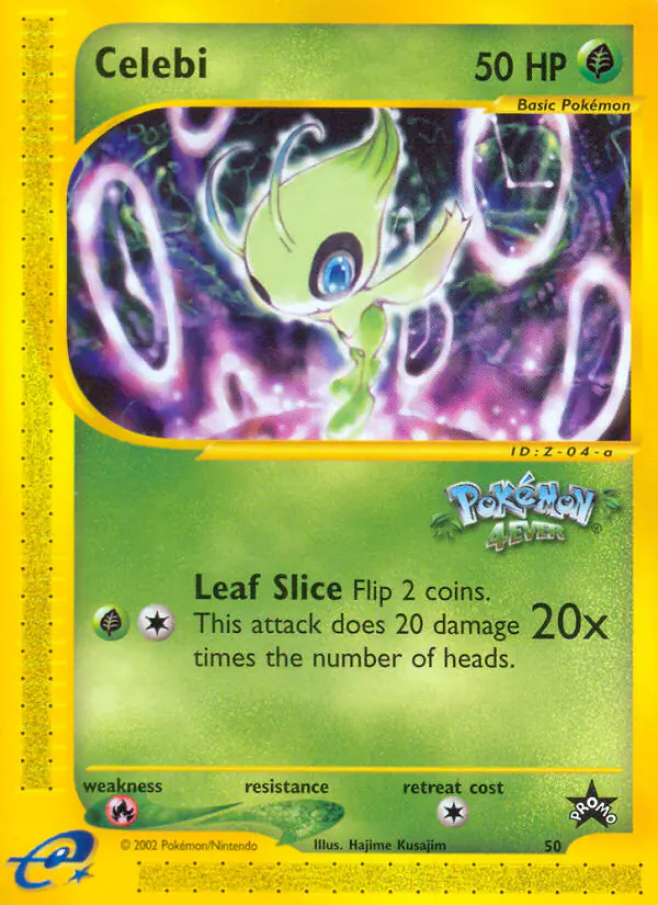Carta Celebi #50 de Wizards Black Star Promos