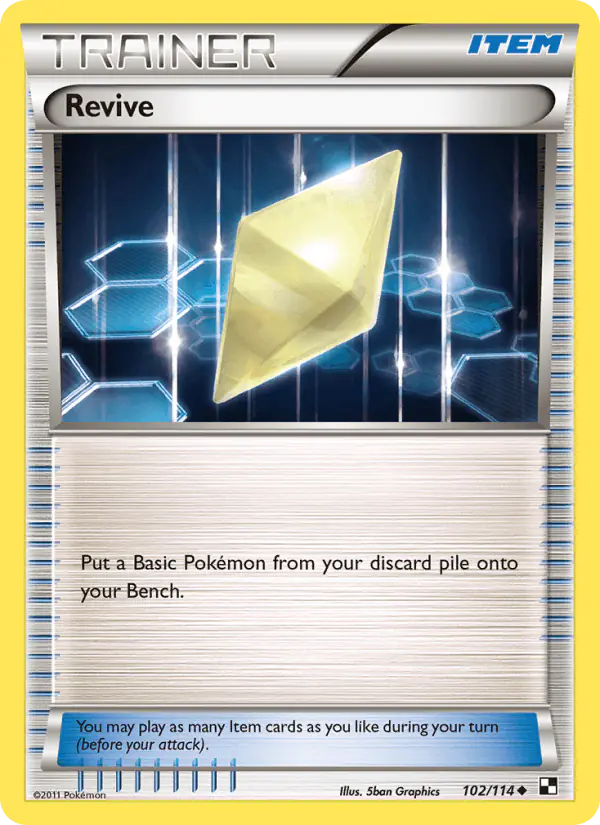 Carta Revive 102/114 de Black & White