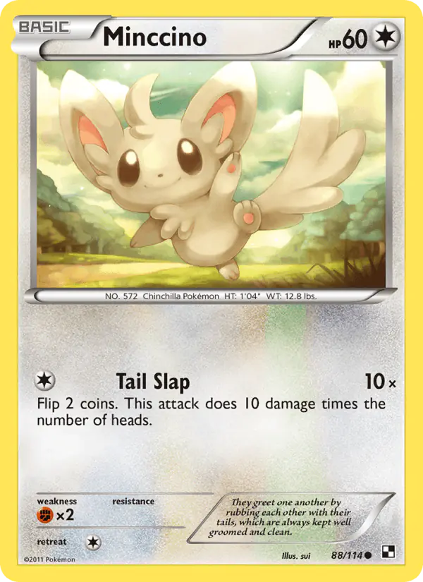Carta Minccino 88/114 de Black & White