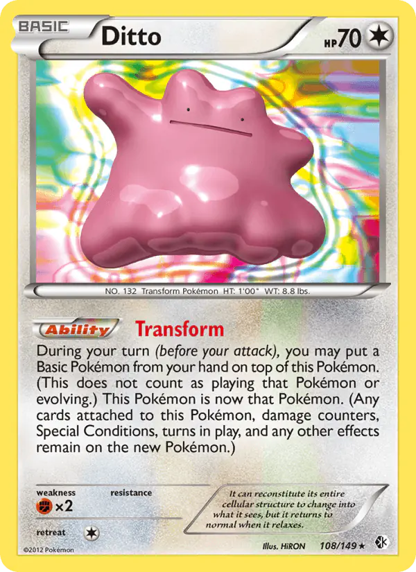 Carta Ditto 108/149 de Boundaries Crossed