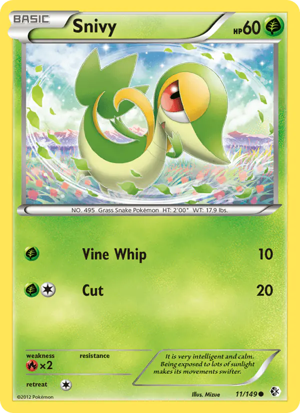 Carta Snivy 11/149 de Boundaries Crossed