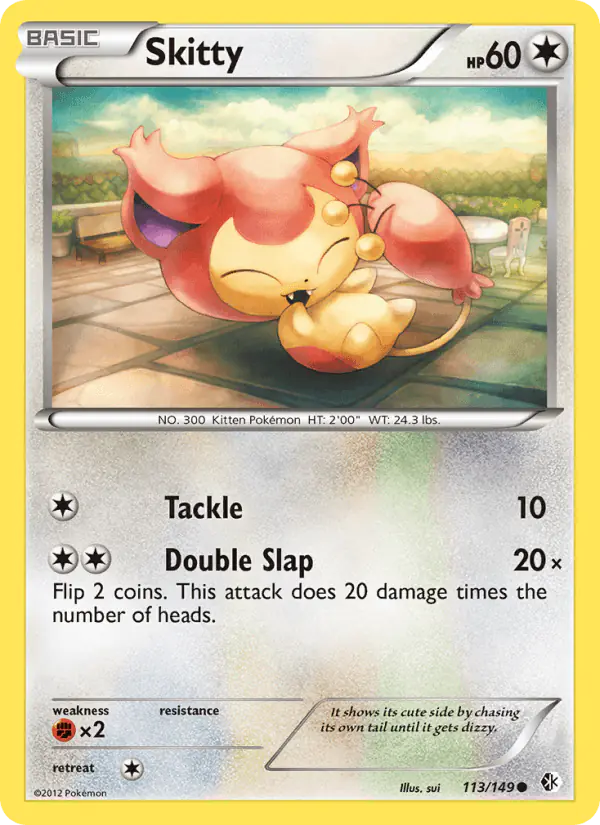 Carta Skitty 113/149 de Boundaries Crossed