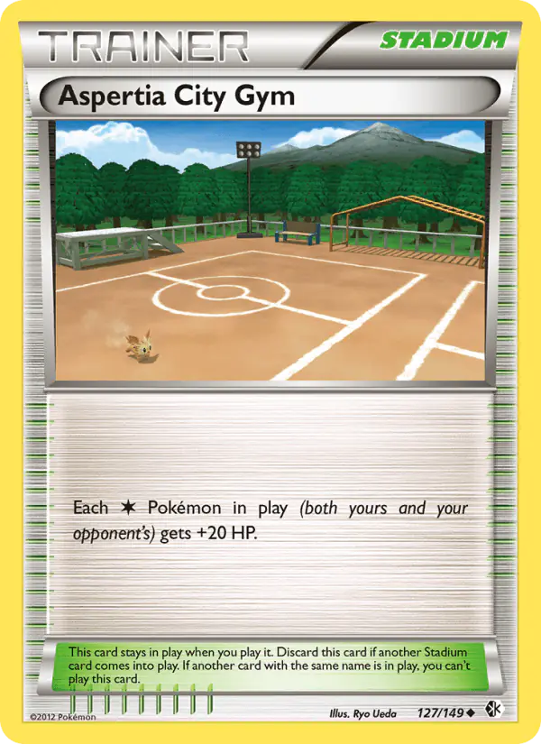 Carta Aspertia City Gym 127/149 de Boundaries Crossed