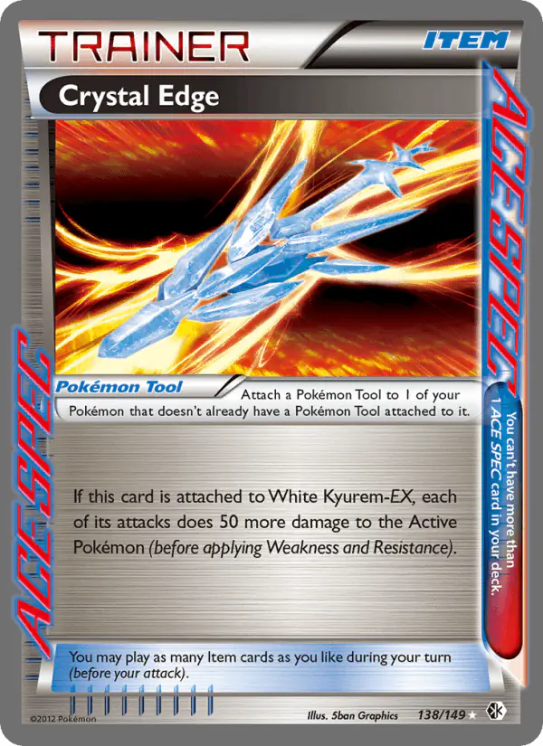 Carta Crystal Edge 138/149 de Boundaries Crossed