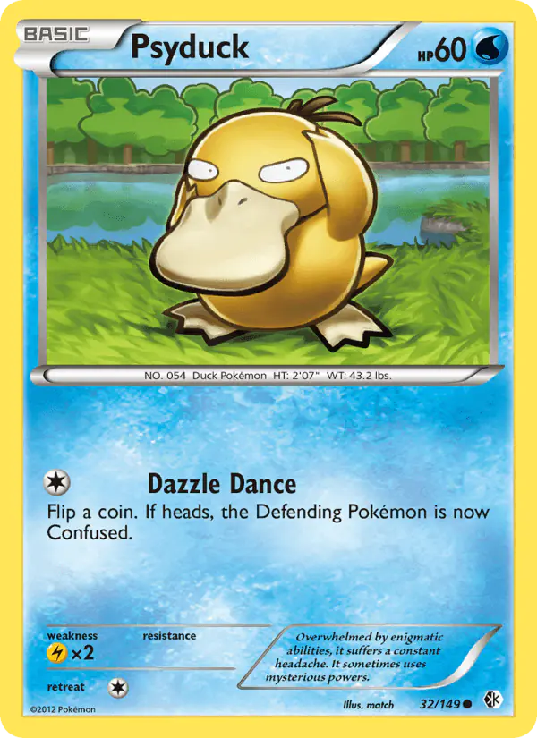 Carta Psyduck 32/149 de Boundaries Crossed
