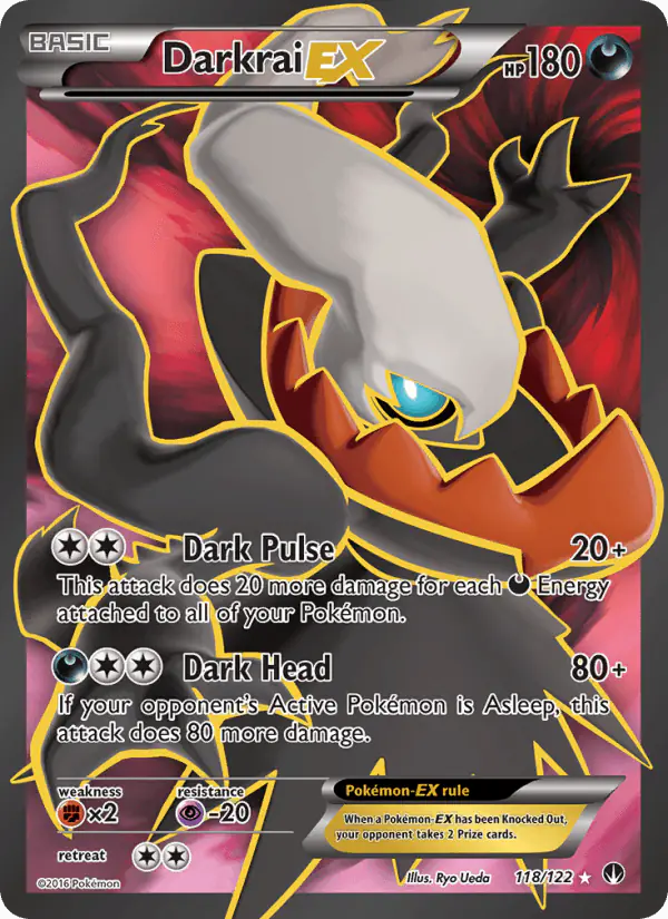 Carta Darkrai EX 118/122 de BREAKpoint