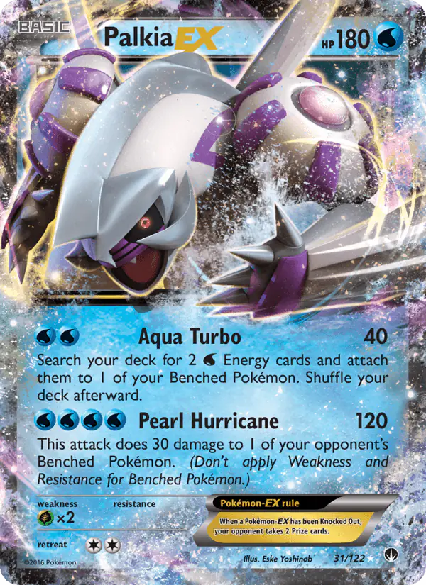 Carta Palkia EX 31/122 de BREAKpoint