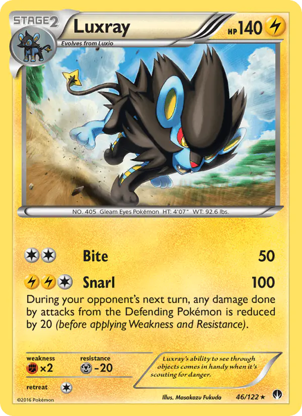 Carta Luxray 46/122 de BREAKpoint