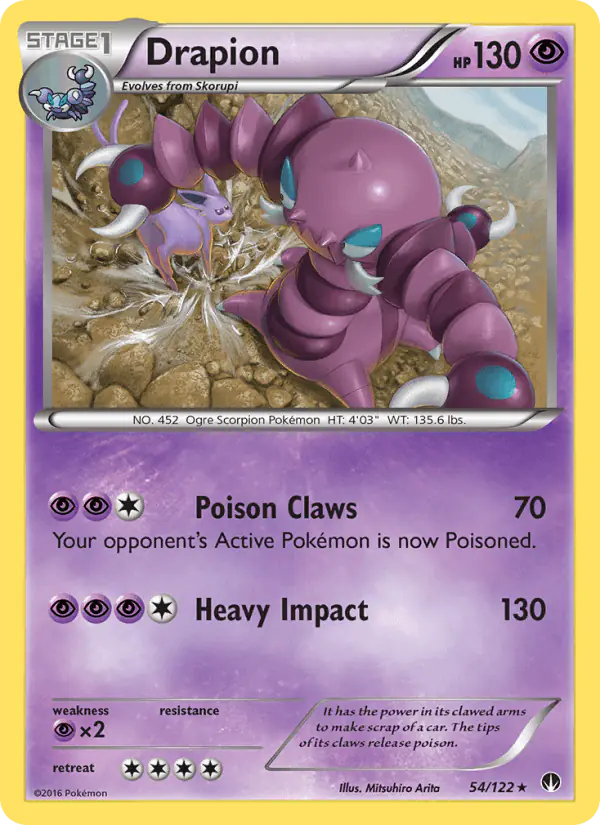 Carta Drapion 54/122 de BREAKpoint