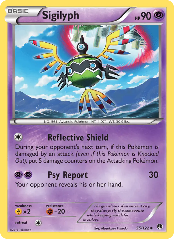 Carta Sigilyph 55/122 de BREAKpoint