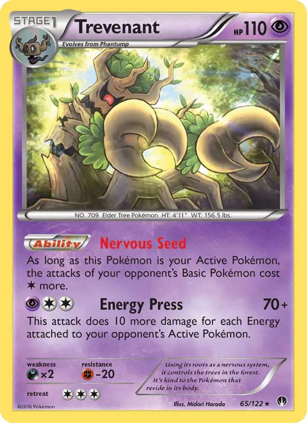 Carta Trevenant 65/122 de BREAKpoint