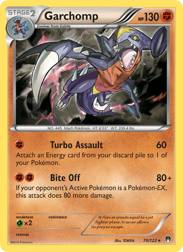 Carta Garchomp 70/122 de BREAKpoint