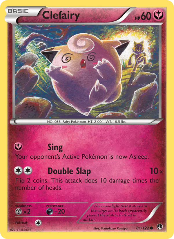 Carta Clefairy 81/122 de BREAKpoint