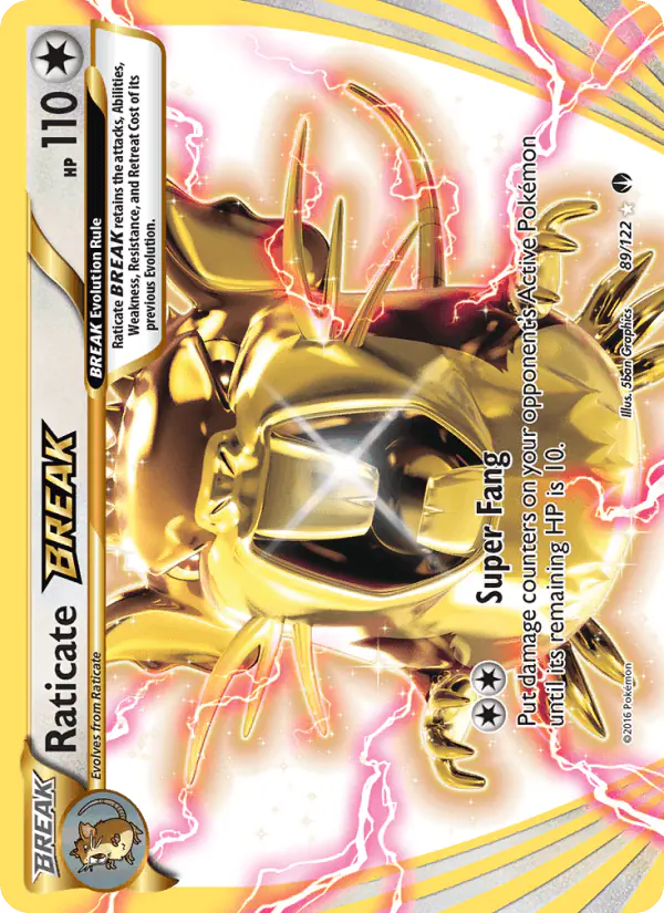 Carta Raticate BREAK 89/122 de BREAKpoint