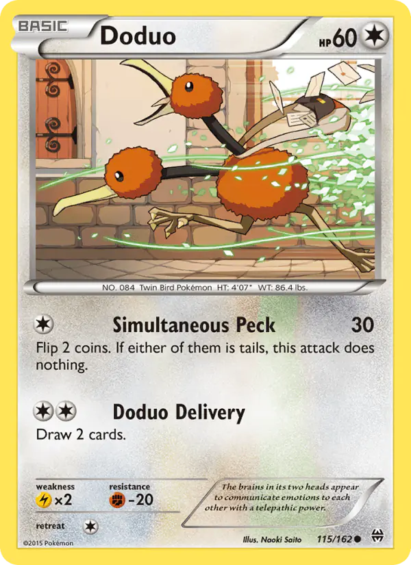 Carta Doduo 115/162 de BREAKthrough