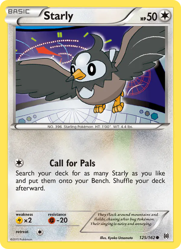 Carta Starly 125/162 de BREAKthrough