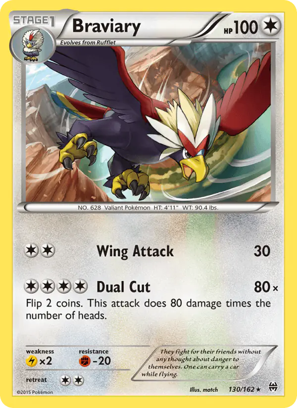 Carta Braviary 130/162 de BREAKthrough