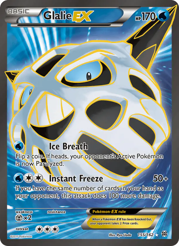 Carta Glalie EX 155/162 de BREAKthrough