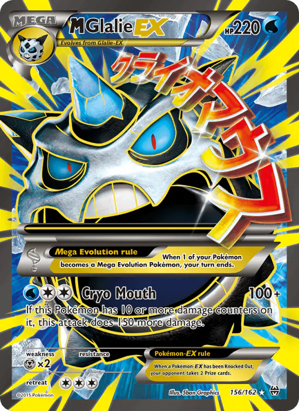 Carta M Glalie EX 156/162 de BREAKthrough