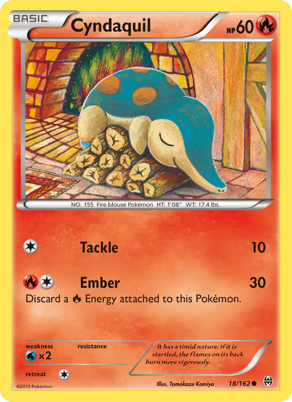 Carta Cyndaquil 18/162 de BREAKthrough