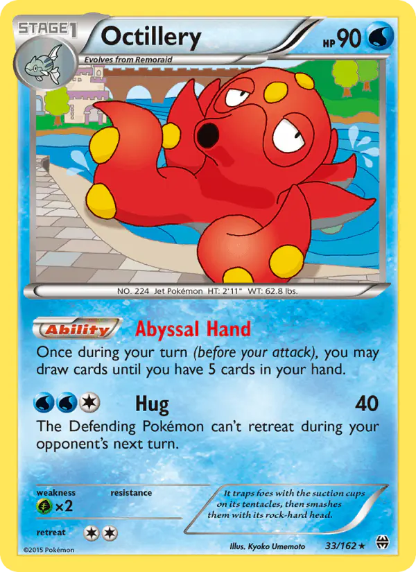 Carta Octillery 33/162 de BREAKthrough