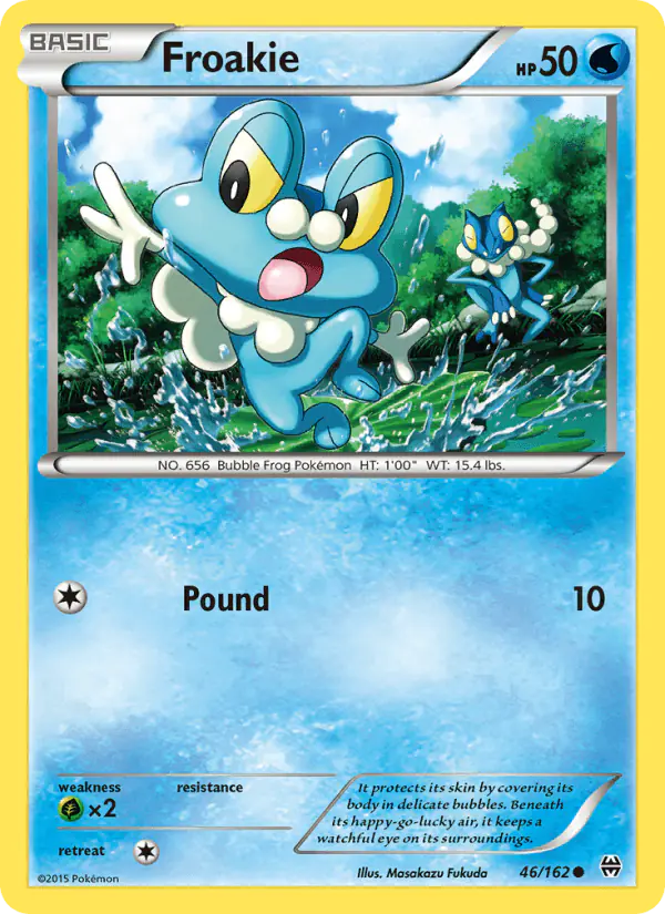 Carta Froakie 46/162 de BREAKthrough