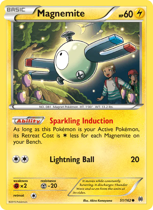 Carta Magnemite 51/162 de BREAKthrough
