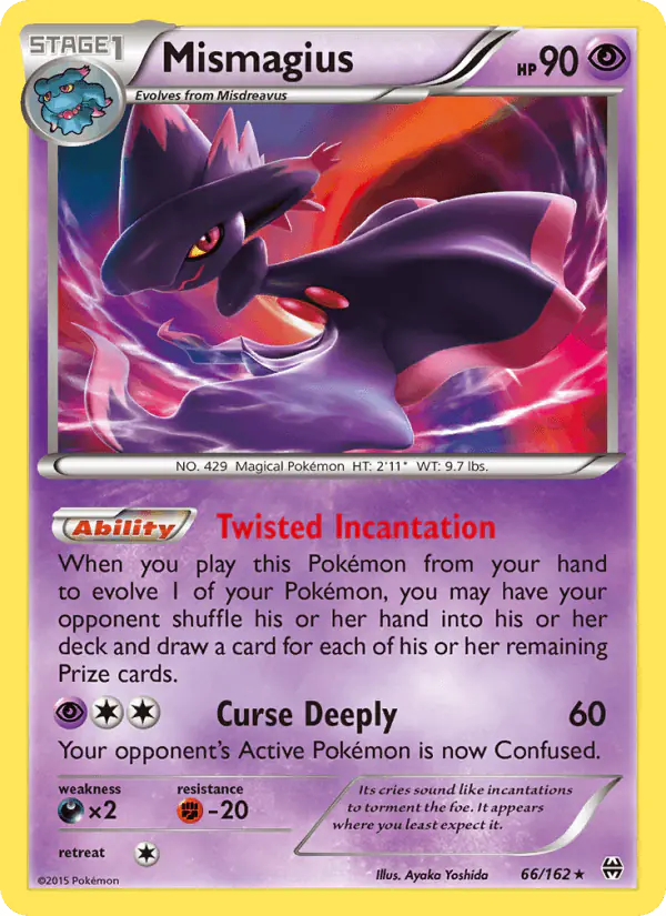 Carta Mismagius 66/162 de BREAKthrough