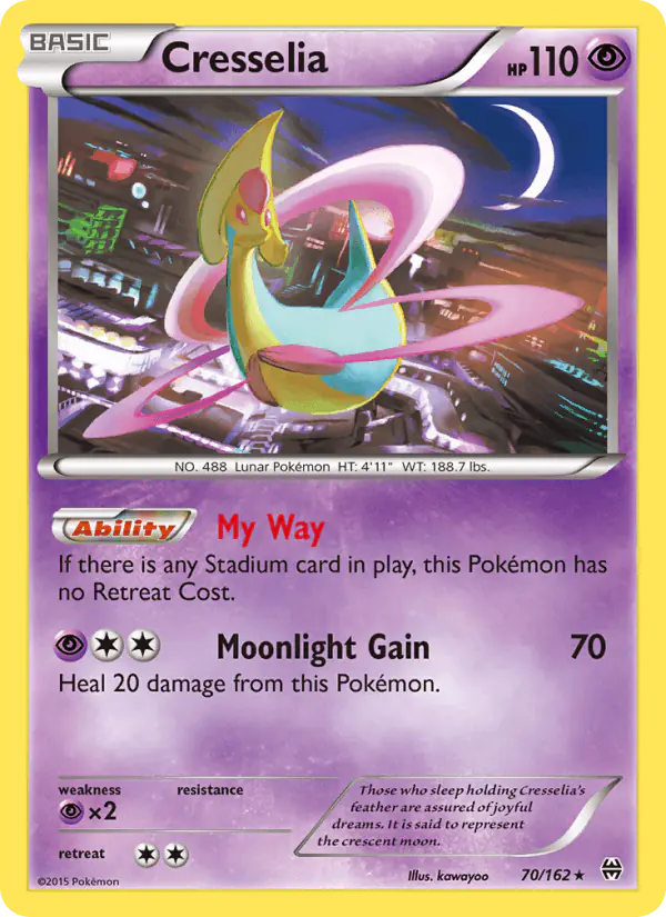 Carta Cresselia 70/162 de BREAKthrough
