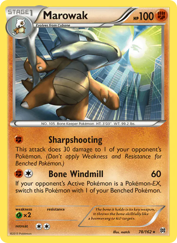 Carta Marowak 78/162 de BREAKthrough