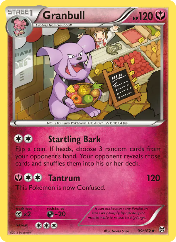 Carta Granbull 99/162 de BREAKthrough
