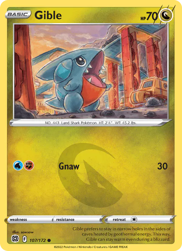 Carta Gible 107/172 de Brilliant Stars
