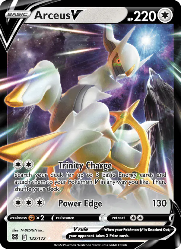 Carta Arceus V 122/172 de Brilliant Stars