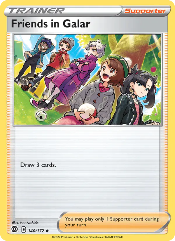 Carta Friends in Galar 140/172 de Brilliant Stars