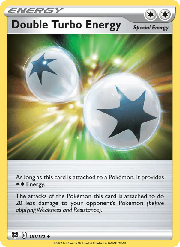 Carta Double Turbo Energy 151/172 de Brilliant Stars