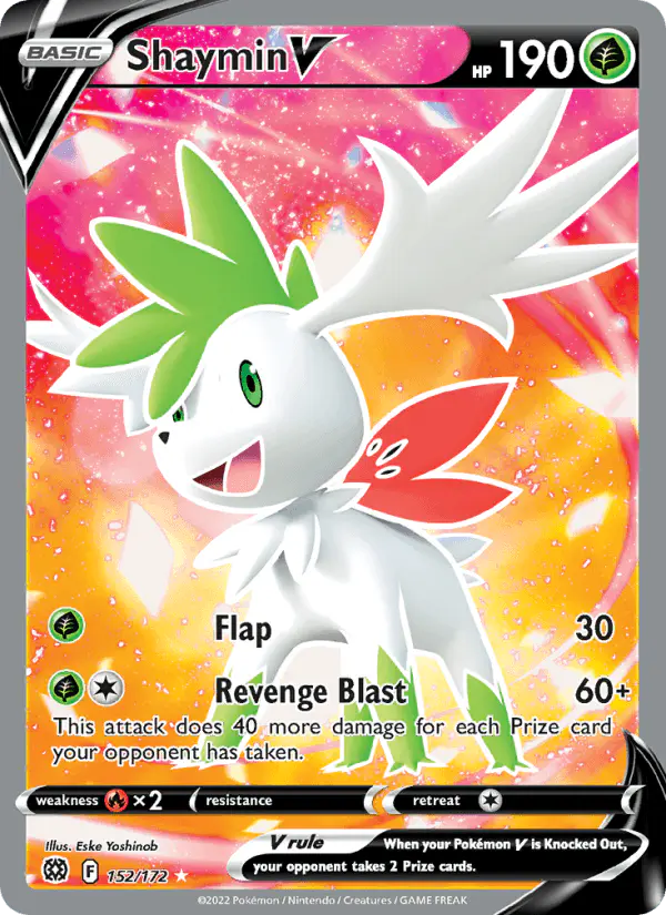 Carta Shaymin V 152/172 de Brilliant Stars