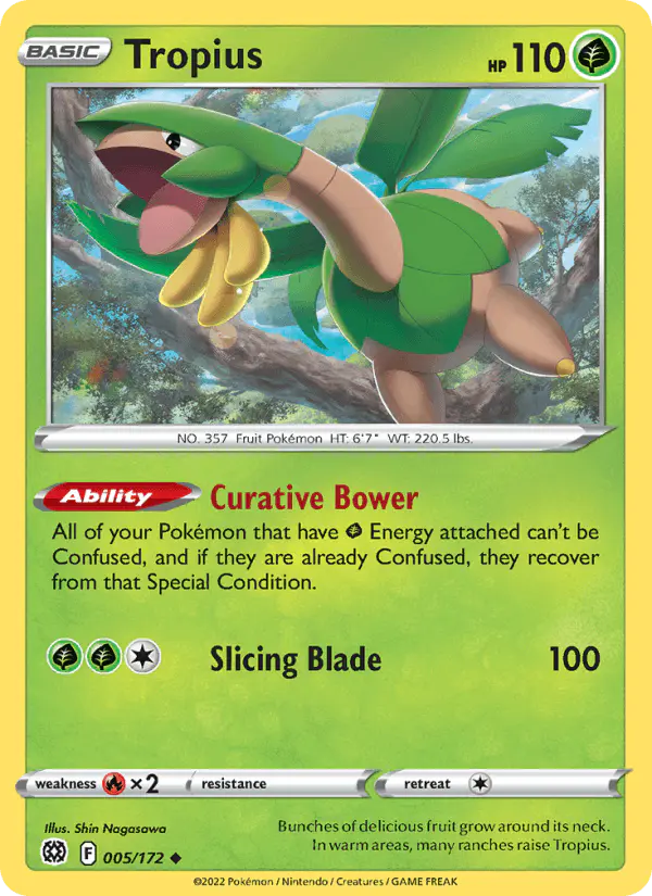 Carta Tropius 005/172 de Brilliant Stars