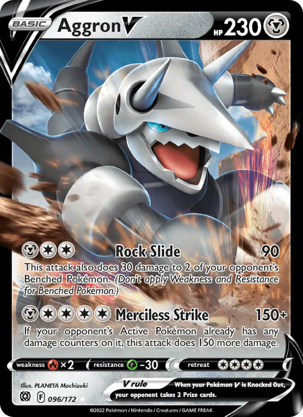 Carta Aggron V 096/172 de Brilliant Stars