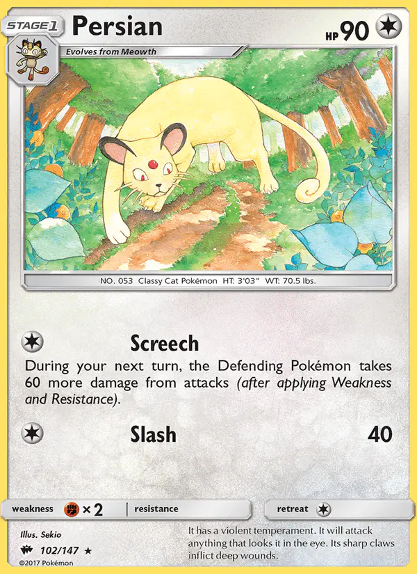 Carta Persian 102/147 de Burning Shadows