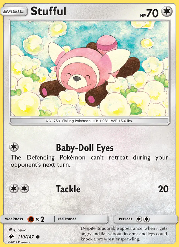 Carta Stufful 110/147 de Burning Shadows