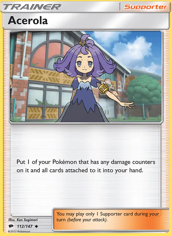 Carta Acerola 112/147 de Burning Shadows
