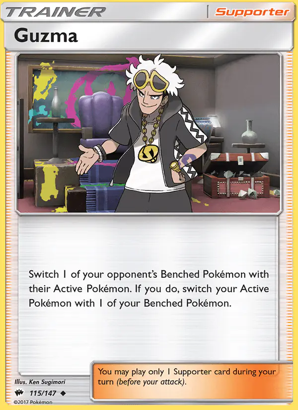 Carta Guzma 115/147 de Burning Shadows