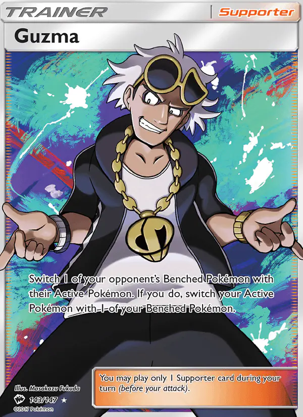 Carta Guzma 143/147 de Burning Shadows