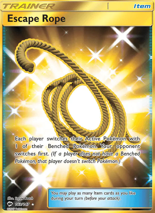 Carta Escape Rope 163/147 de Burning Shadows