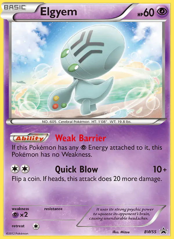 Carta Elgyem BW55 de BW Black Star Promos
