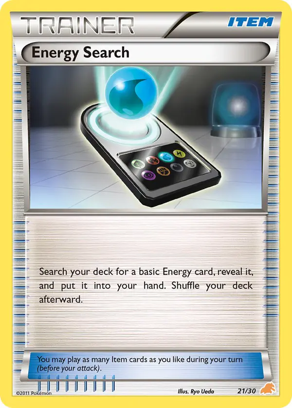 Carta Energy Search 21/30 de BW trainer Kit (Excadrill)