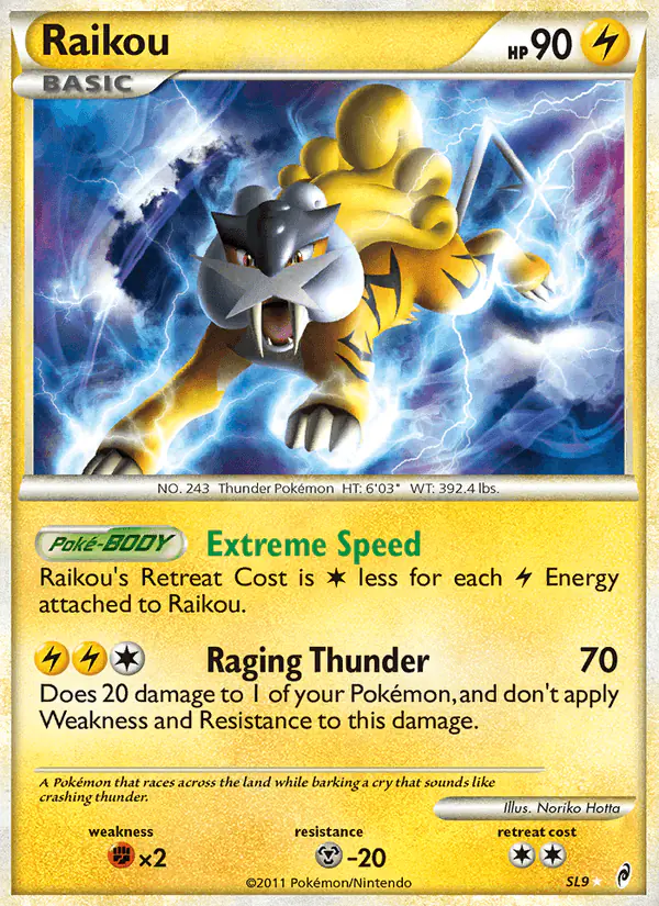 Carta Raikou SL9 de Call of Legends