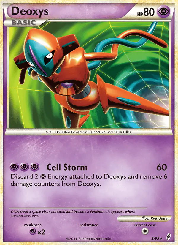 Carta Deoxys 2/95 de Call of Legends